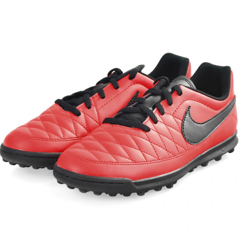 Nike Majestry Tf M AQ7901-600 scarpe da calcio rosso rosso 2