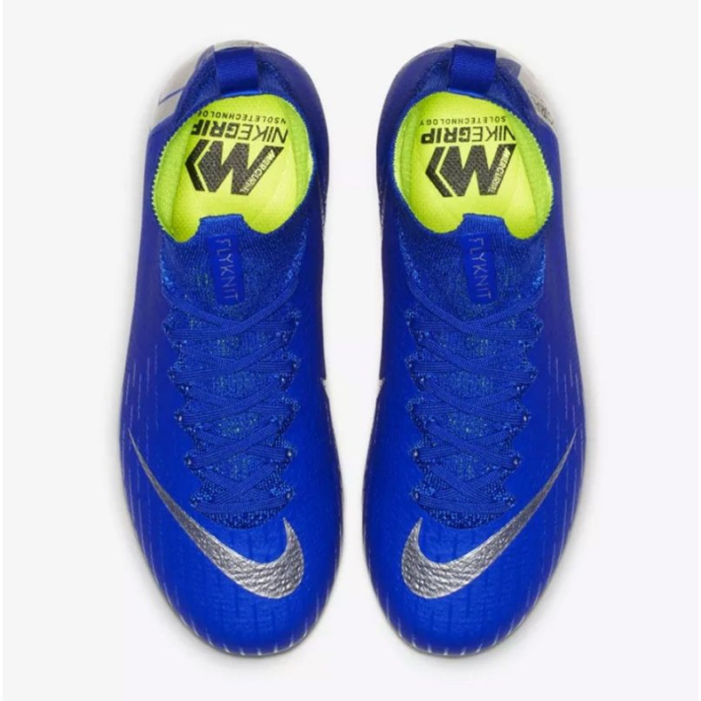 Nike Mercurial Superfly 6 Elite Fg Jr AH7340-400 scarpe da calcio blu blu 2