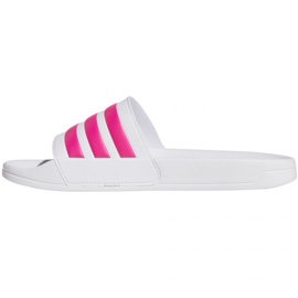 Adidas Adilette Doccia F34914 pantofole bianca rosa 1