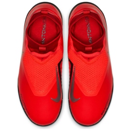 Nike Phantom Vsn Academy Df Tf Jr AO3292-600 scarpe da calcio rosso rosso 2