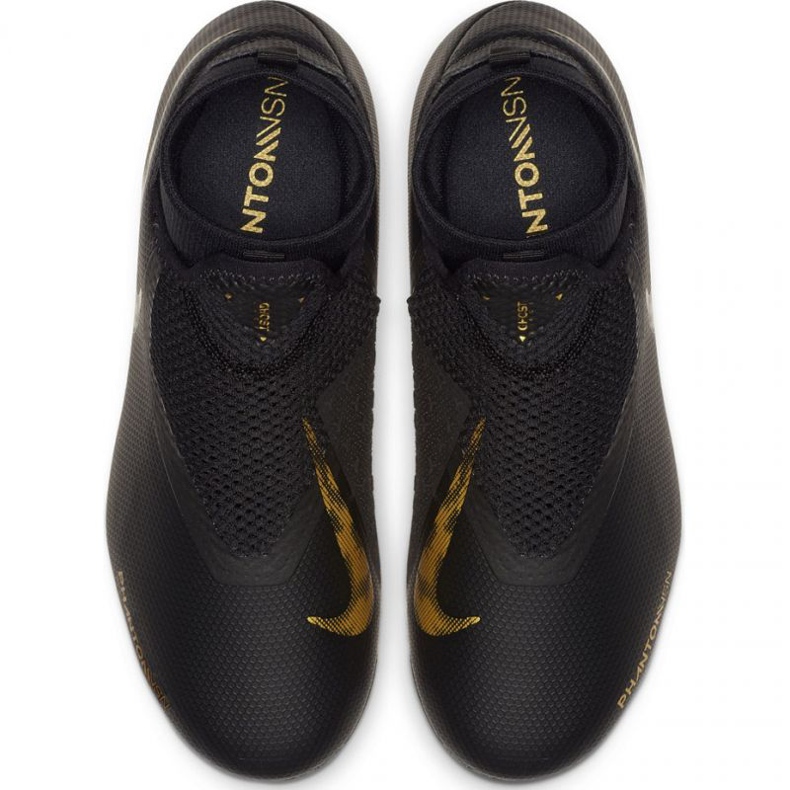 Nike Phantom Vsn Academy Df FG / MG Jr AO3287-077 scarpe da calcio nero nero 1