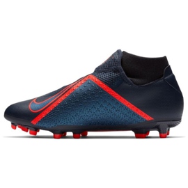 Nike Phantom Vsn Academy Df Fg M AO3258-440 scarpe da calcio blu blu navy 1