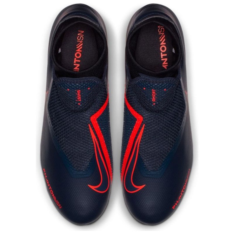 Nike Phantom Vsn Academy Df Fg M AO3258-440 scarpe da calcio blu blu navy 2