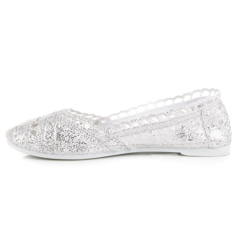 Seastar Ballerine in pizzo boho grigio 1
