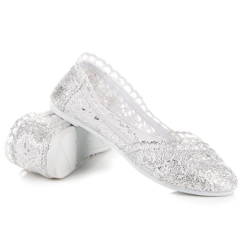 Seastar Ballerine in pizzo boho grigio 2