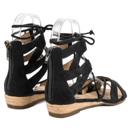 Corina Sandali romani neri nero 1