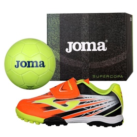 Scarpe Calcio Joma Super Copa Jr Tf SCJS.908.TF + Pallone Libero multicolore multicolore 1