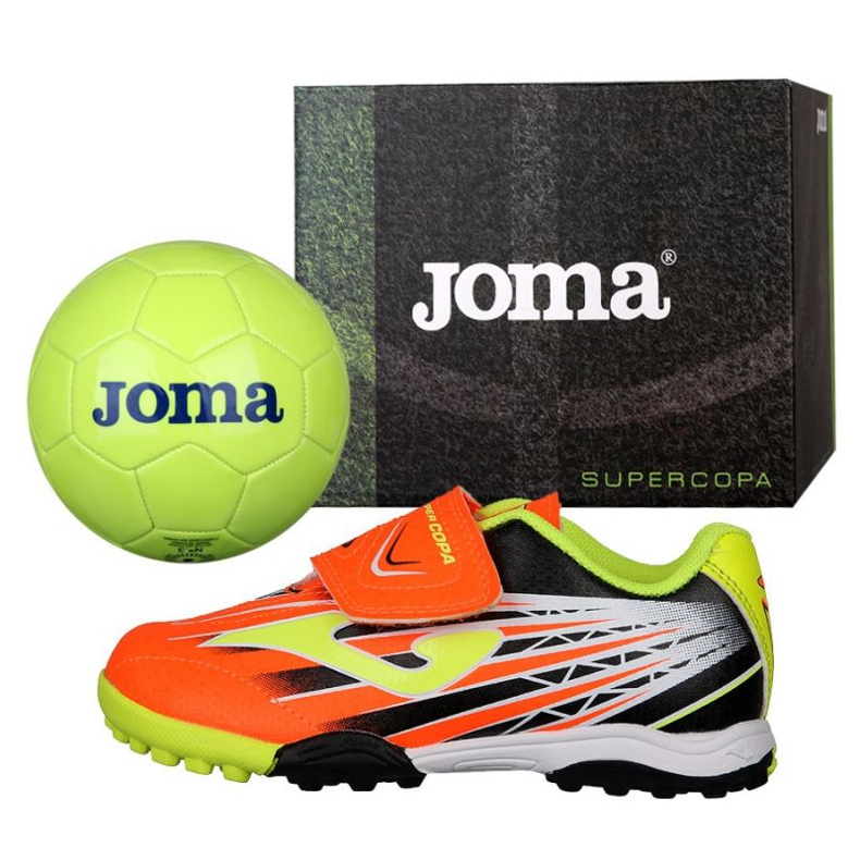 Scarpe Calcio Joma Super Copa Jr Tf SCJS.908.TF + Pallone Libero multicolore multicolore 1