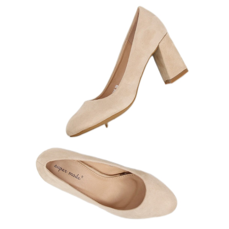 Décolleté su un post crema 7436 beige 1