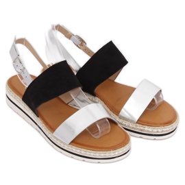 Sandali da donna neri F056 Black nero 1