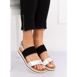 Sandali da donna neri F056 Black nero 2