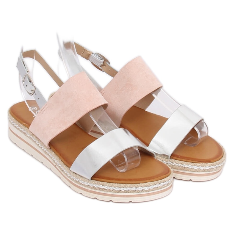 Sandali rosa da donna F056 Pink 2
