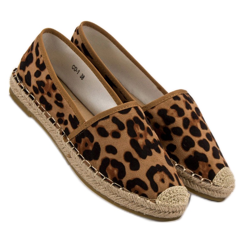 Espadrillas maculate marrone 1
