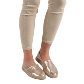 Cm Paris Espadrillas in tessuto giallo 1