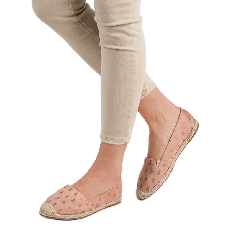Lucky Shoes Espadrillas In Polvere All'Ananas rosa 2