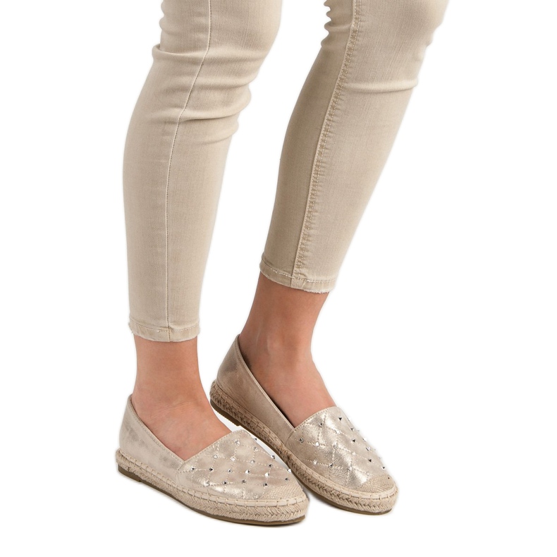 Lucky Shoes Espadrillas Con Jet giallo 1