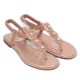 Sandali champagne ST3107 Champagne rosa 1
