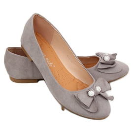 Ballerine grigie da donna 6244 Grey grigio 1