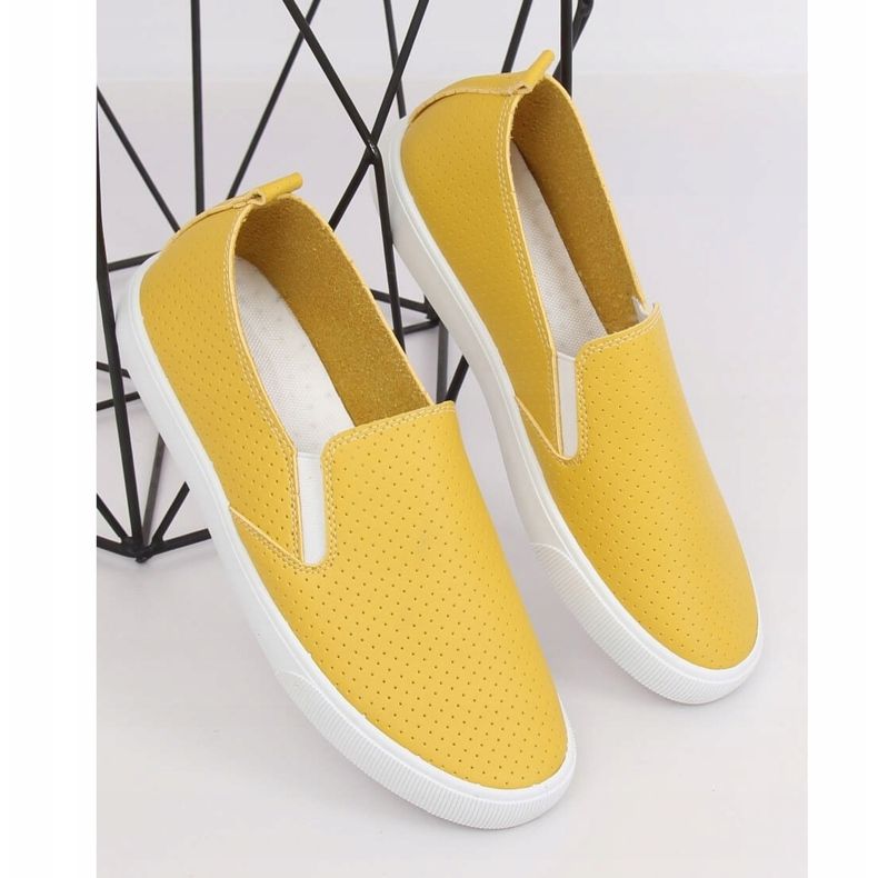 Sneakers slip-on gialle WD010-4 Giallo 1