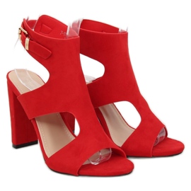 Sandali rossi sul palo J-8711 Red rosso 1