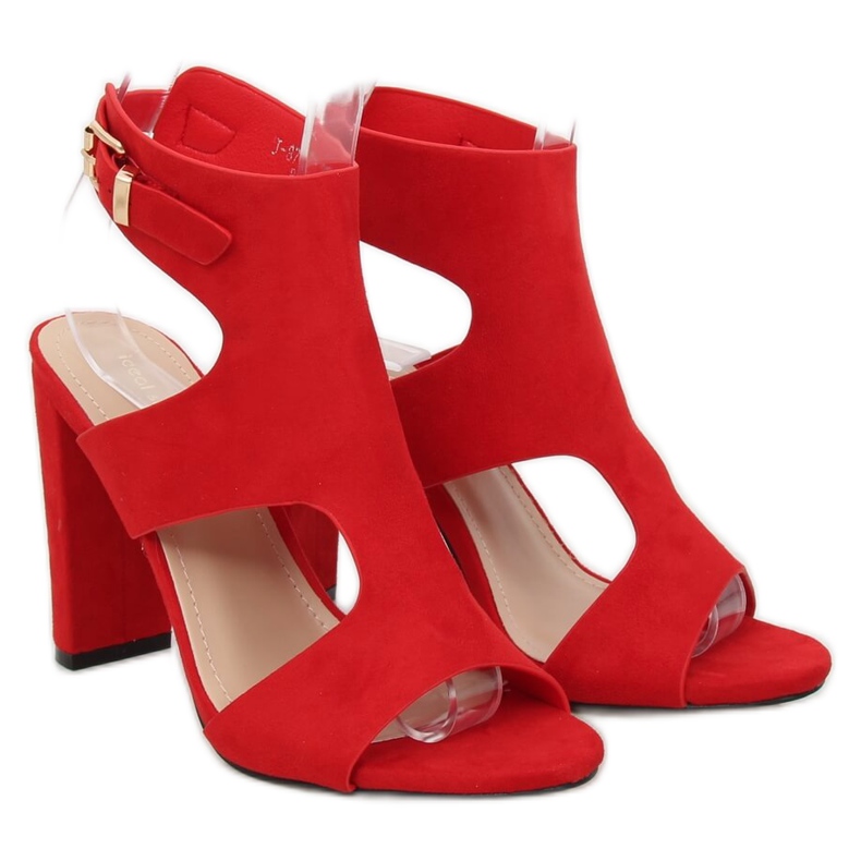 Sandali rossi sul palo J-8711 Red rosso 1