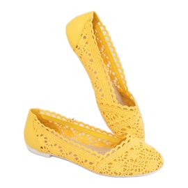 Ballerine traforate gialle 4701 Giallo 1