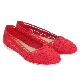 Ballerine traforate rosse 4701 Red rosso 1