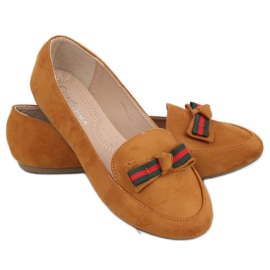 Mocassini da donna cammello JM6690Q Camel marrone 1