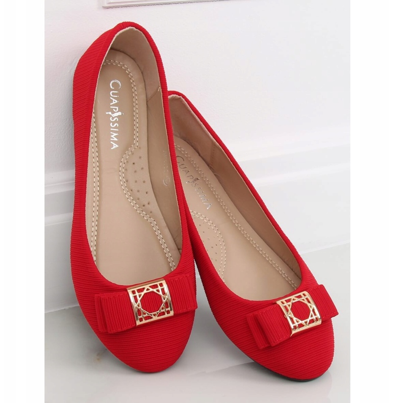 Ballerine rosse da donna JM6675Q Rojo rosso 2
