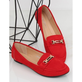 Mocassini da donna rossi JM8542Z Rojo rosso 2