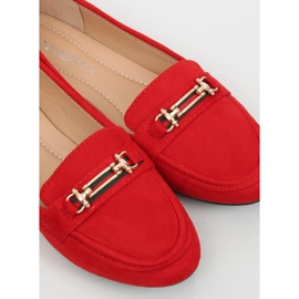 Mocassini da donna rossi JM8542Z Rojo rosso 1