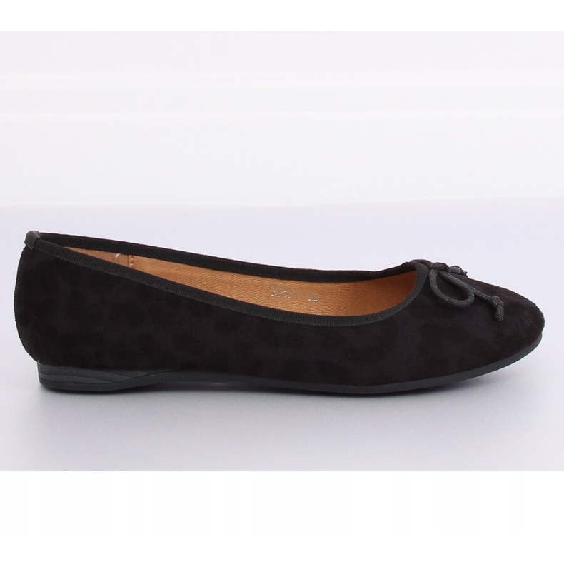Ballerine da donna leopardate nere H9021 Negro nero 1