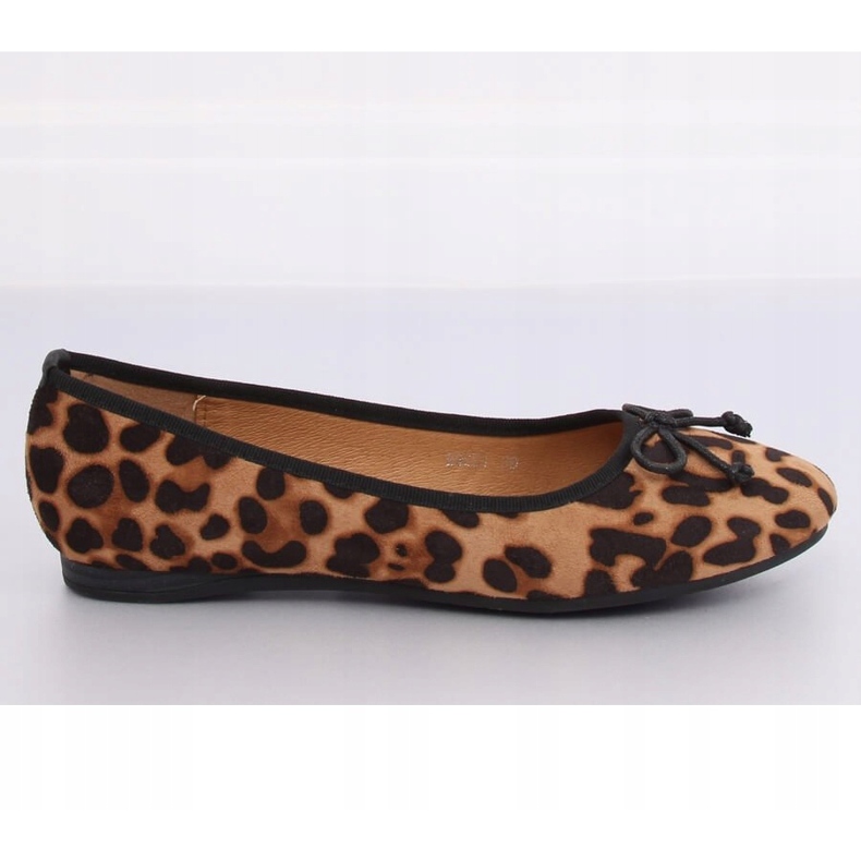 Ballerine donna cammello leopardate H9021 Camel marrone 1