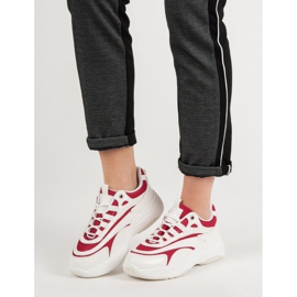 Sneakers bianche e rosse bianca rosso 2