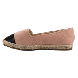 Super Me Espadrillas in camoscio rosa 1