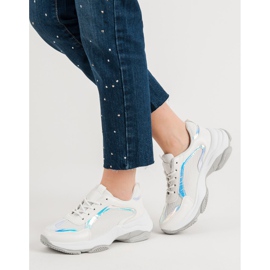 Renda Scarpe da ginnastica alla moda bianco 2