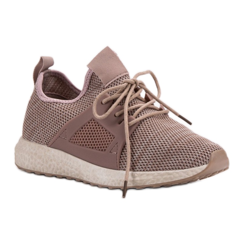Scarpe sportive slip-on viola 1