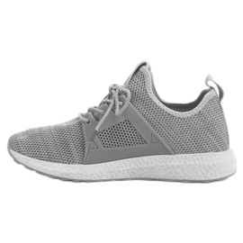 Scarpe sportive slip-on grigio 2