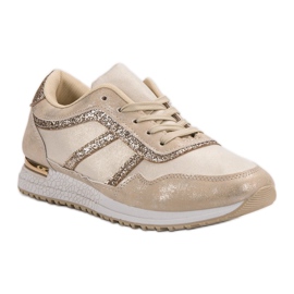 Scarpe Sportive Con Glitter giallo 1