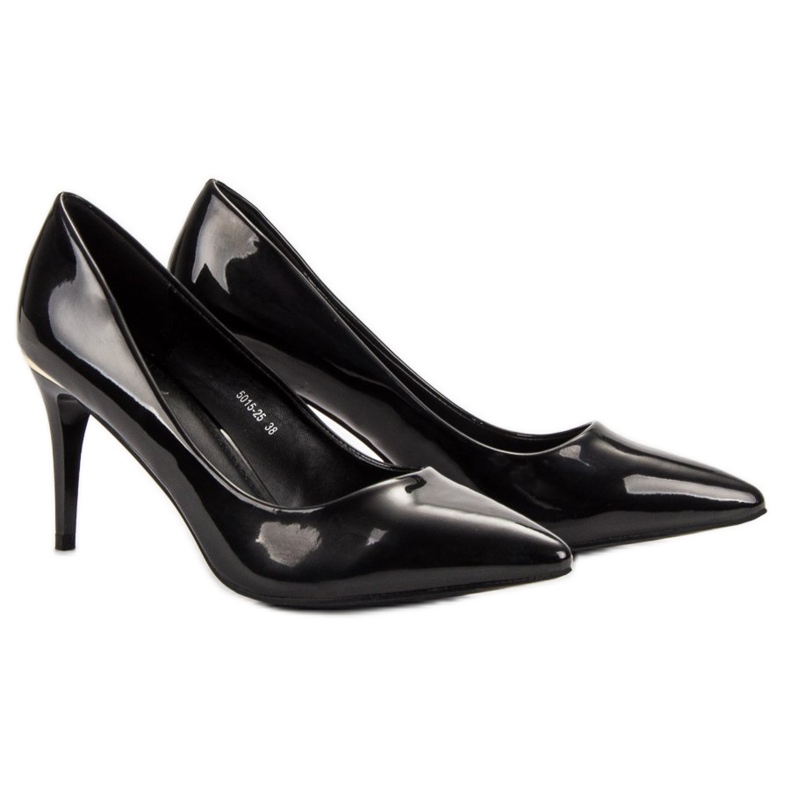 Small Swan Spille laccate nere nero 1