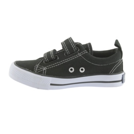 American Club Sneaker per bambini americani per bambini in velcro nero 2
