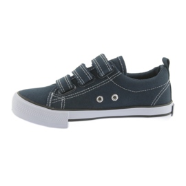 Sneaker American Club blu navy con velcro bianco 2
