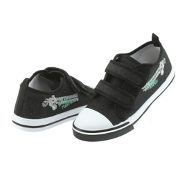 Sneakers Motocross Atletico 1809 nere con velcro nero 4