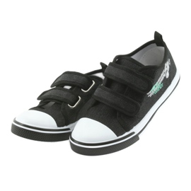 Sneakers Motocross Atletico 1809 nere con velcro nero 3