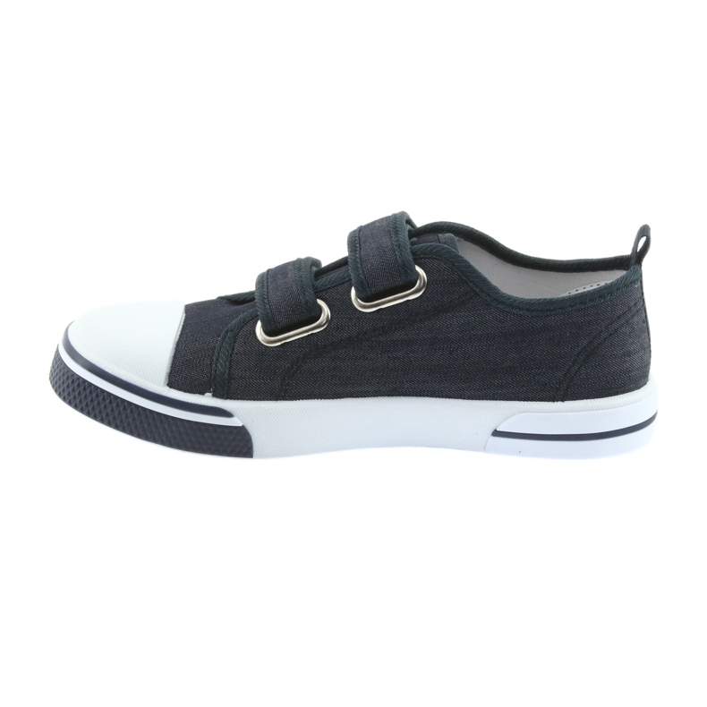 Sneakers con velcro Motocross Atletico 1809 blu navy 2