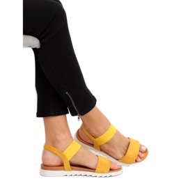 Sandali da donna gialli 9001 Yellow giallo 1
