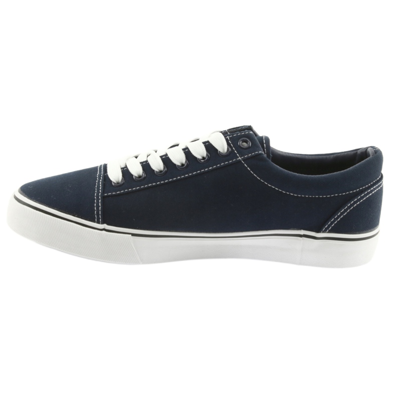 AlaVans Sneakers allacciate blu navy DK bianco 2