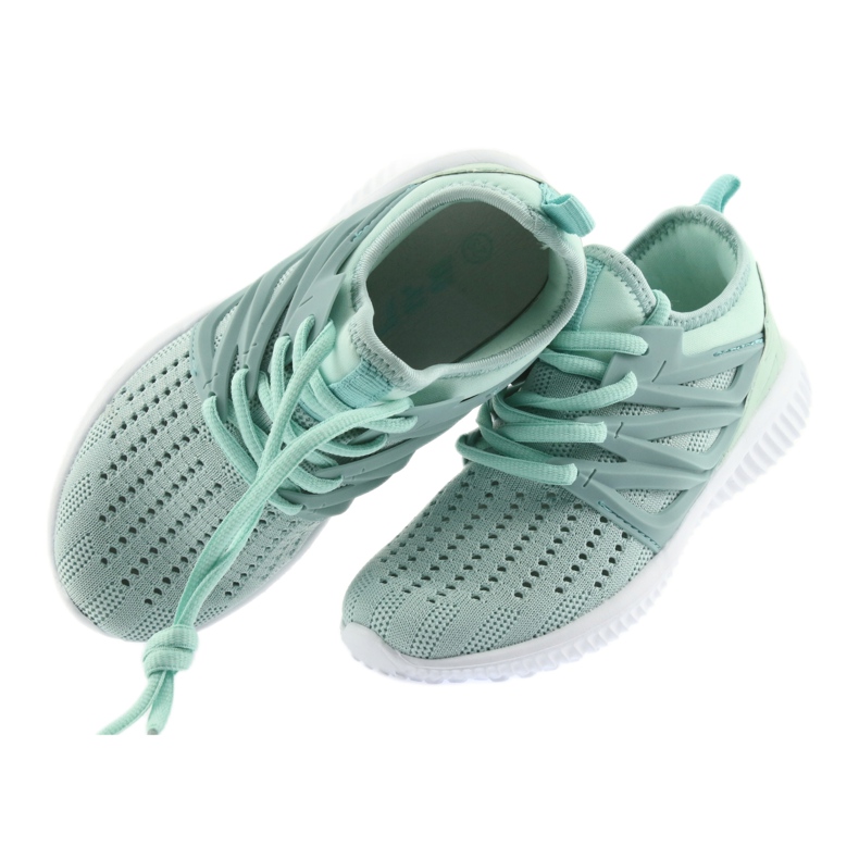 Bartek, soletta in pelle 55114 Mint scarpe sportive verde 5