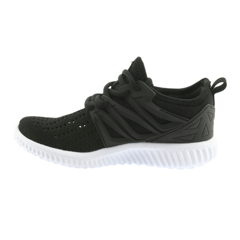 Soletta in pelle Bartek 55114 Scarpe sportive nere nero 2
