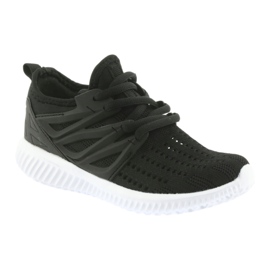 Soletta in pelle Bartek 58114 Scarpe sportive nere bianco nero 1